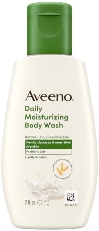 Aveeno Daily Moisturizing body wash 2 fl oz travel size